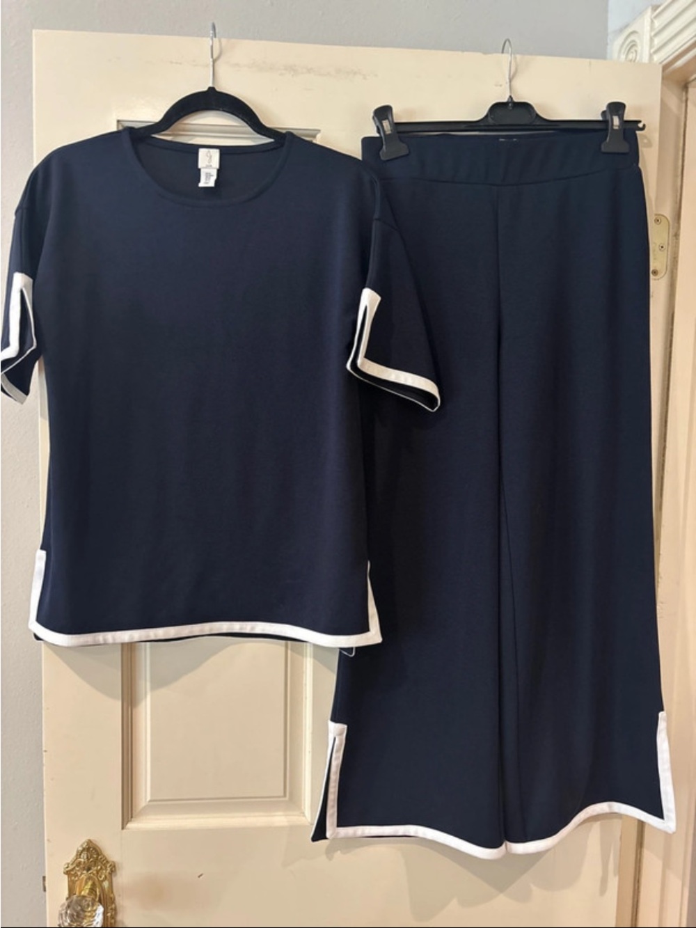 Joie Navy Set with White Trim - Two-Piece
